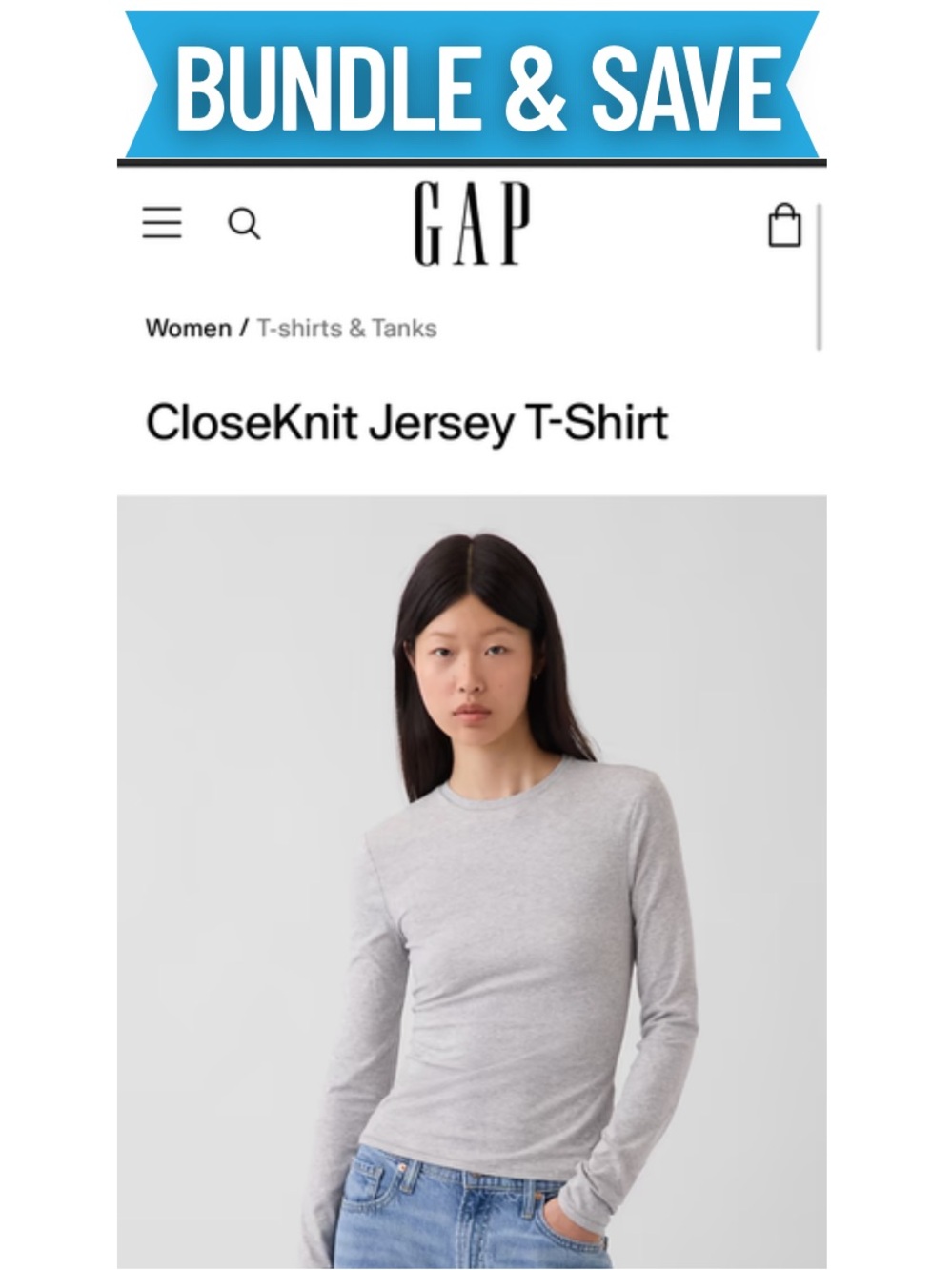GAP CloseKnit Jersey T-Shirt